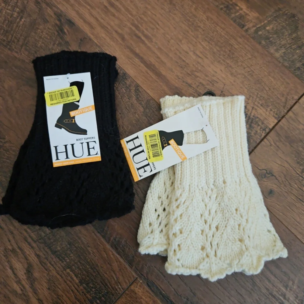 Set of 2 Hue boot toppers